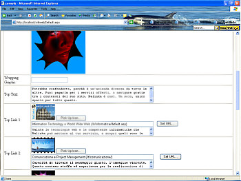 Uno screenshot  della primissima interfaccia di XNLK Reactor